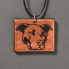 Pit Bull Pendant - Copper and Black